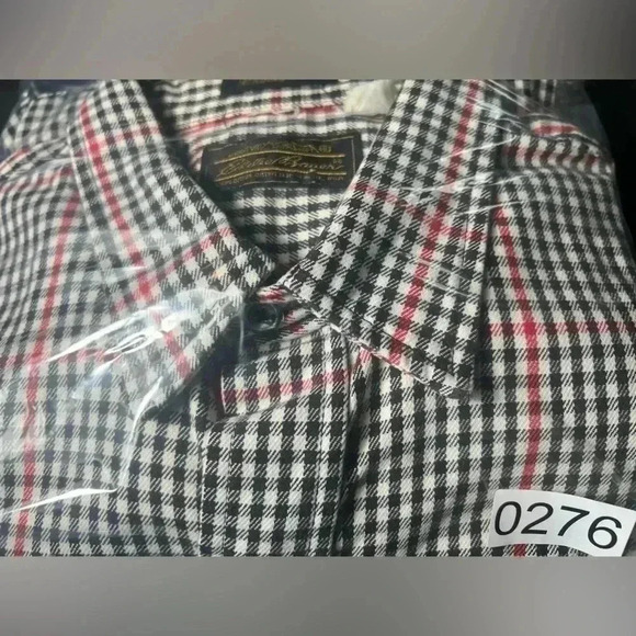 Vintage 90s Eddie Bauer McKinley Cloth Heavy Flannel Plaid Shirt Men’s XL - Picture 10 of 10